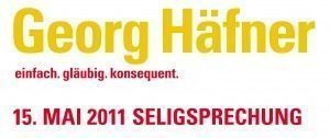 Seligsprechung von Pfarrer Georg Häfner, Großveranstaltung, Würzburg, Bayern