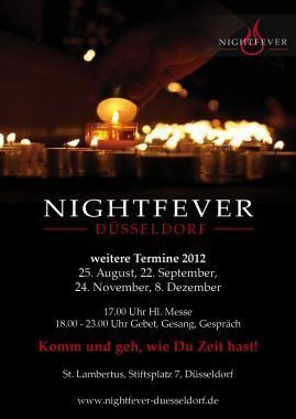 Nightfever, Gebetstreffen, Düsseldorf, Nordrhein-Westfalen