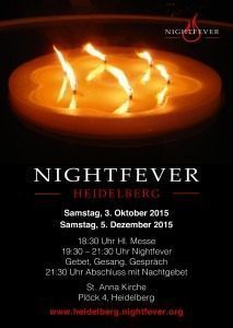 Nightfever, besonderer Gottesdienst, Heidelberg, Baden-Württemberg