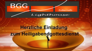 Heiligabend-GoDi im Lighthouse Albstadt, besonderer Gottesdienst, Albstadt-Ebingen, Baden-Württemberg