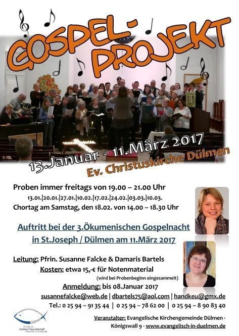 Gospelprojekt - Gruppenevent - Dülmen