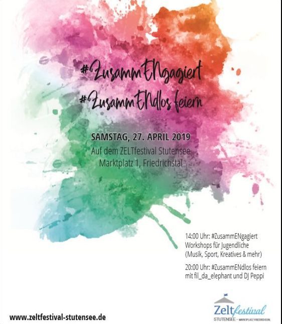 #ZusammENgagiert - Kleines oder selbst organisiertes Event - Stutensee