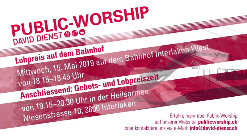 Public Worship- Lobpreis auf dem Bahnhof - Sonstiges - Interlaken