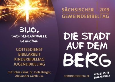 Sächsicher Gemeindebibeltag - besonderer Gottesdienst - Glauchau, Sachsenlandhalle