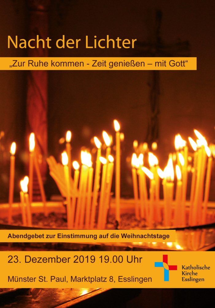 Nacht der Lichter - besonderer Gottesdienst - Esslingen am Neckar