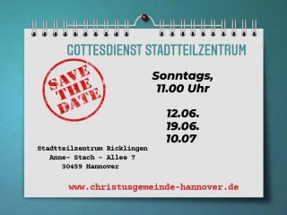 Back to the Rooms: Erster Sonntagsgottesdienst wieder im Freizeitheim, besonderer Gottesdienst, Hannover, Niedersachsen