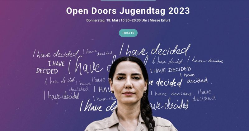 Open Doors Jugendtag 2023 - Großveranstaltung - Erfurt