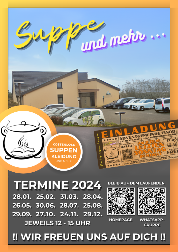 Suppe und mehr ... - Kleines oder selbst organisiertes Event - Homburg-Einöd